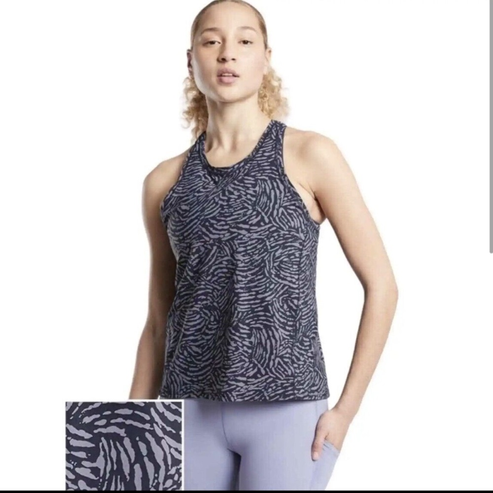Athleta Ultimate Train Racerback Tank in Navy Women’s Small